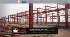 Desktop Screenshot of mitchellcontractors.com